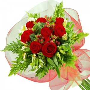 Ramo de 8 Rosas Rojas