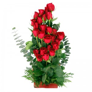 Cesta Mediana Rosas Ascendente Cesta Mediana Rosas Ascendente