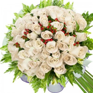 Ramo 36 Rosas Blancas