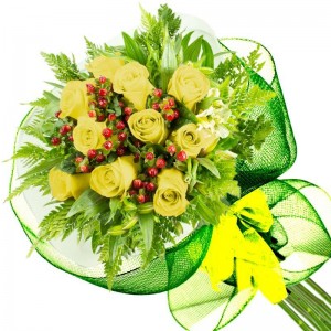 Ramo 10 Rosas Amarillas