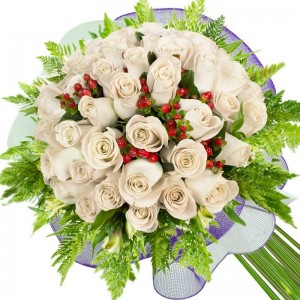 Ramo 26 Rosas Blancas