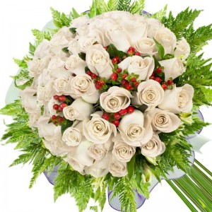 Ramo 34 Rosas Blancas