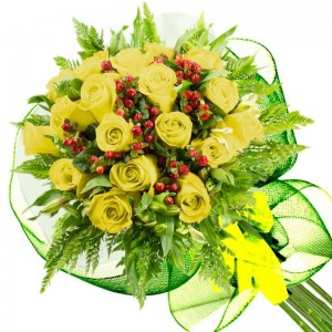 Ramo 18 Rosas Amarillas