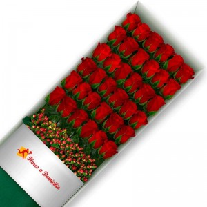 CAJA DE 36 ROSAS ROJAS CAJA 36 ROSAS ROJAS