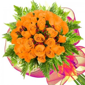 Ramo 32 Rosas Damasco