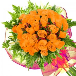 Ramo 34 Rosas Damasco