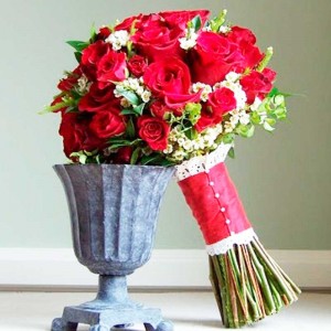 Ramo de Novia Rojo Princesa Ramo de Novia Rojo Princesa