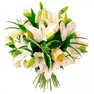 Ramos de Flores para Condolencias - Liliums Blancos Ramos de Flores para Condolencias - Liliums Blancos