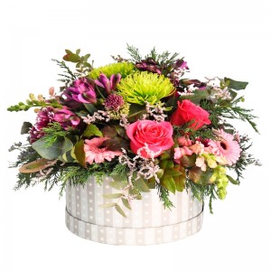 Cesta Mediana de Flores Rústicas Flores Mix Cesta Mediana de Flores Rústicas Flores Mix